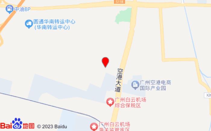 維也納酒店(廣州白云國際機場航站樓店)位置圖