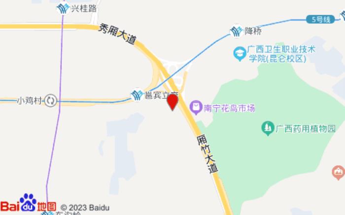 桔子酒店(南寧興寧區政府區婦幼店)位置圖