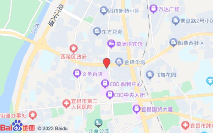 白玉蘭酒店(CBD購物中心店)位置圖