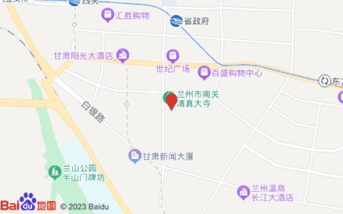 錦江之星(蘭州南關民族風情街店)位置圖