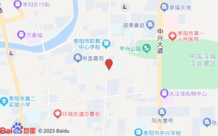 錦江之星(棗陽中心店)位置圖