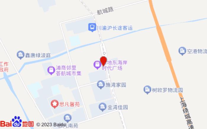 漢庭酒店(上海浦東機場施新路店)位置圖