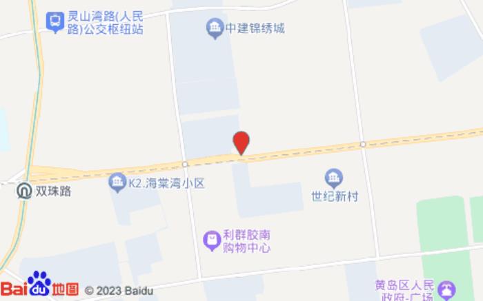 漢庭酒店(漢庭青島黃島城市陽臺酒店)位置圖