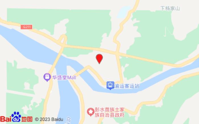iu酒店(彭水黔龍陽光國際店)位置圖