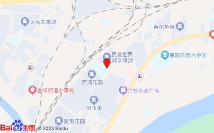 全季酒店(襄陽襄州區(qū)民發(fā)廣場店)位置圖