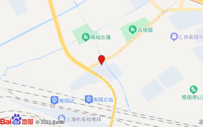 桔子酒店(上海南翔古猗園店)位置圖