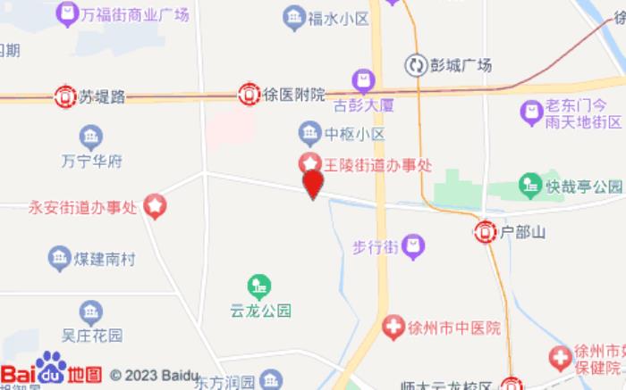錦江之星風尚(徐州德基廣場建國西路店)位置圖