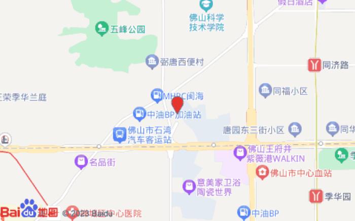 全季酒店(佛山創意產業園店)位置圖