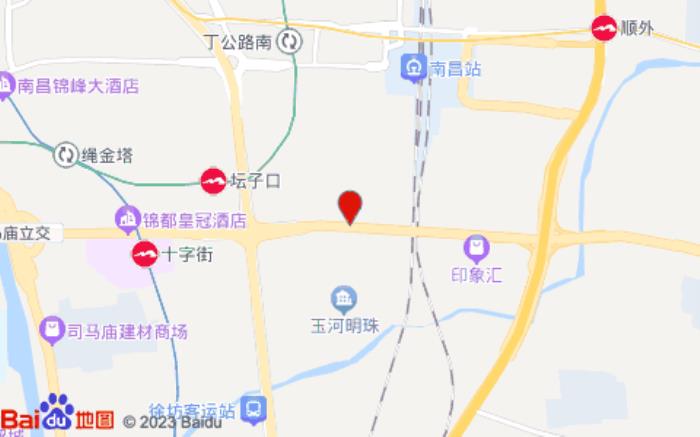 麗楓酒店(南昌火車站王府井店)位置圖