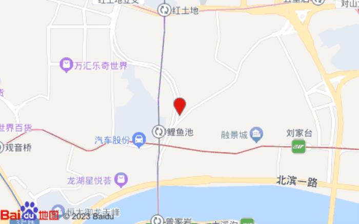 希岸酒店(劉家臺隧道店)位置圖