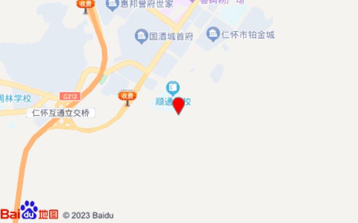 城市便捷酒店(貴州遵義仁懷店)位置圖