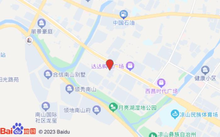 漢庭酒店(西昌邛海濕地公園新店)位置圖