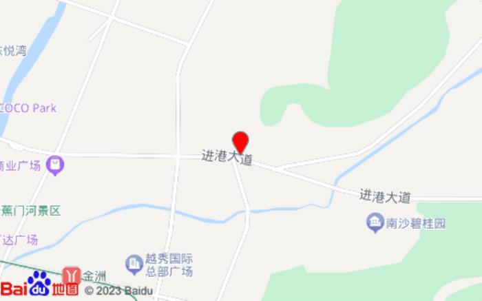城市便捷酒店(廣州南沙金洲店)位置圖