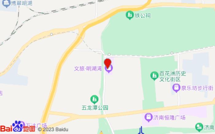 維也納酒店(濟南泉城路大明湖店)位置圖