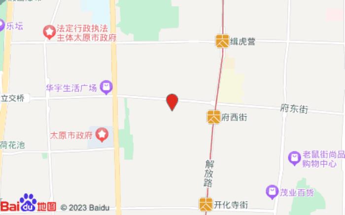 桔子酒店(太原府西街店)位置圖