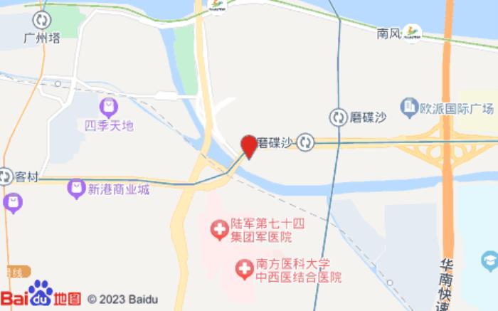 7天連鎖酒店(新港東路店)位置圖