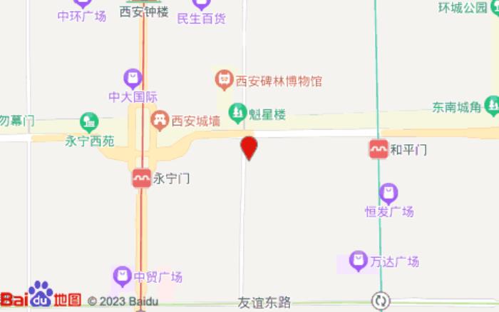 都市118精選酒店(西安永寧門店)位置圖