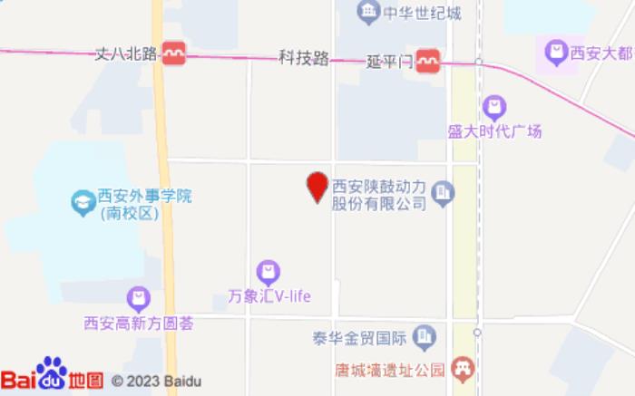 智選假日酒店(西安團結南路店)位置圖