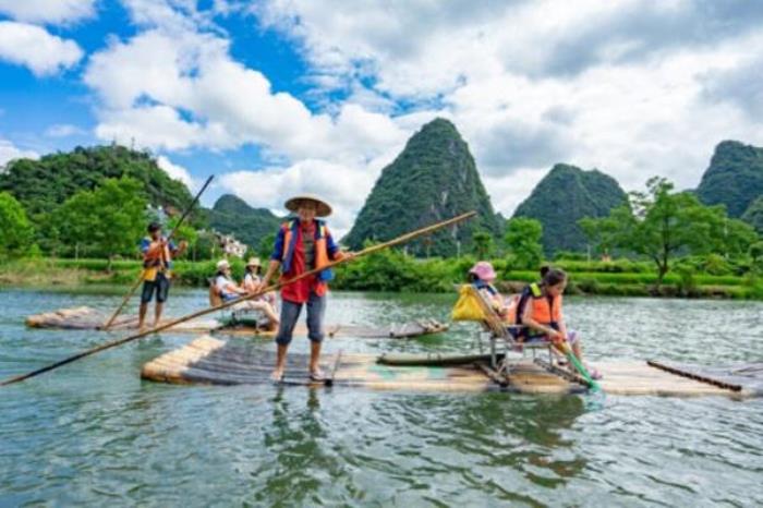 陽朔遇龍河竹筏哪個路段最好 附路線介紹