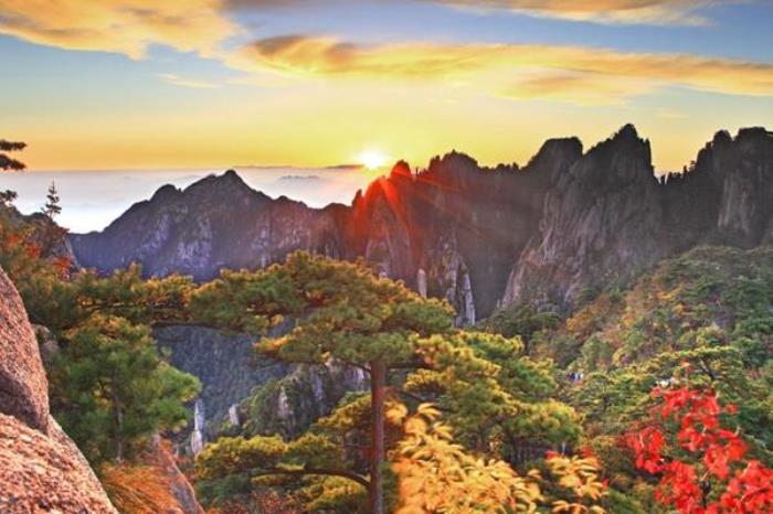 黃山風(fēng)景區(qū)國慶賞秋路線圖