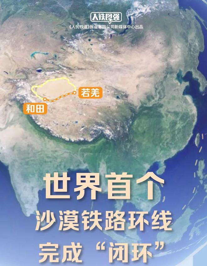 南疆環線鐵路，是如何環繞我國最大沙漠的？
