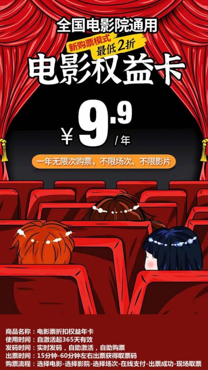 電影票折扣年卡