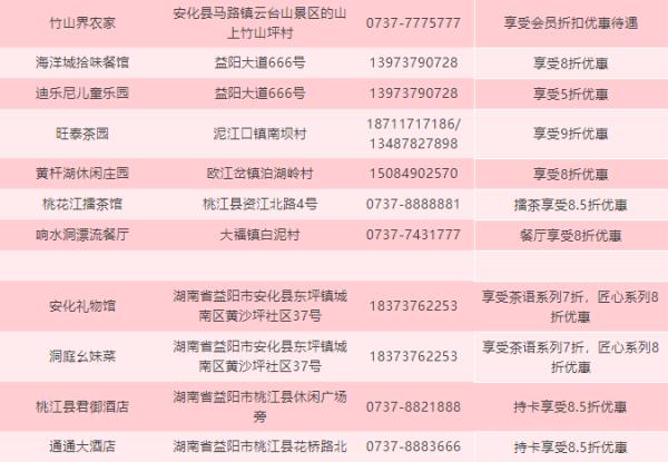益山益水益美益陽文旅惠民消費一卡通