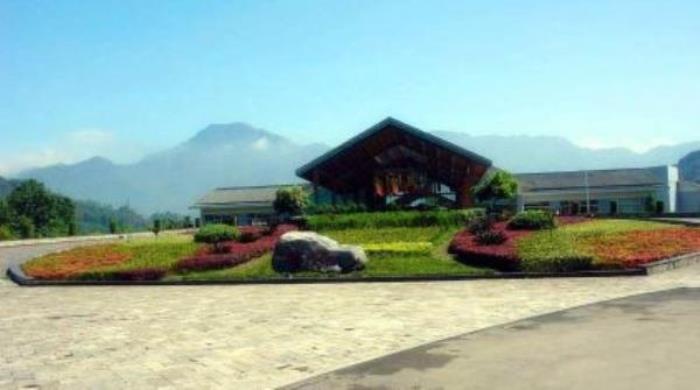 雅安周公山楠水閣溫泉